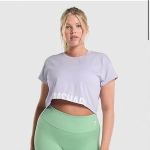 Gymshark crop top DARK PURPLE